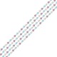 Stainless Steel 304 Chain w/ Seed Beads 1mm