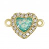 Oro/ Trasparente/ Turchese