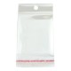 Bag Packaging for Jewelry w/ Sticker & Hole 6x9mm