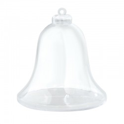 Polyester Lucky Deco Openable Bell 85mm (2pcs/Set)