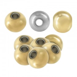 Stainless Steel 304 Bead Round 8mm/6.8mm (Ø2.3mm)