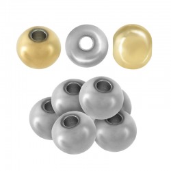 Stainless Steel 303 Bead Round 6mm/4.7mm (Ø2mm)