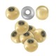 Perles Rondes 6mm/4.8mm (Ø2mm) en Acier Inoxydable 303