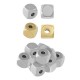 Stainless Steel 303 Bead Cube 4mm Ø1.4mm