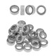 Perles Rondelles 2.5mm/1mm (Ø1.6mm) en Acier Inoxydable 303