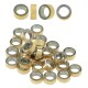 Perles Rondelles 2.5mm/1mm (Ø1.6mm) en Acier Inoxydable 303