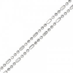 Brass Ball and Tube Chain 1mm