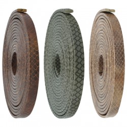 Cordon Polyester Serpent Plat 10mm (3mtr/bobine)