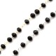Stainless Steel 304 Eyepin Chain with Glass Bead 2mm