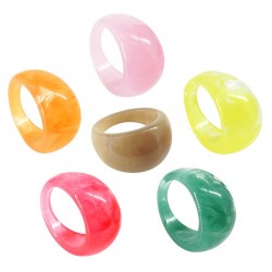 Resin Ring Round 27x24x14mm