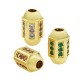 Zircon Brass Tube Cylinder 17x10mm Ø4mm