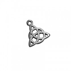 Zamak Charm Celtic Symbol 15x13mm