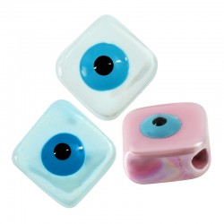 Enamel Ceramic Rhombus Eye 13mm (Ø 3mm)