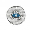 999° Silver Antique Plated/Blue
