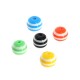 Polyester Bead Round w/ Stripes 10mm