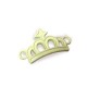 Zamak Painted Connector Crown 23x13mm