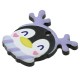 Plexi Acrylic Lucky Charm Penguin w/ Scarf & Heart 22x20mm