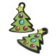 Plexi Acrylic Lucky Charm Christmas Tree w/ Star 16x19mm