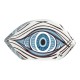 Plexi Acrylic Deco Evil Eye 120x54mm