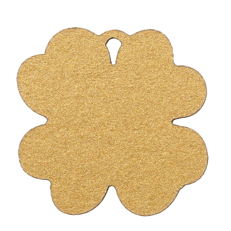 Wooden Pendant Four Leaf Clover w/ Evil Eye 28mm Nikolis Group