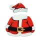 Plexi Acrylic Pendant Santa Claus Clothes (2pcs/Set) 52x39mm