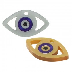 Plexi Acrylic Connector Evil Eye 25x15mm