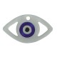 Πλέξι Ακρυλικό Στοιχείο Μάτι για Μακραμέ 25x15mm