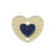 Πλέξι Ακρυλικό Στοιχείο Καρδιά για Μακραμέ 17x14mm