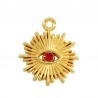 24K Gold Plated/Red