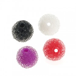 ABS Synthetic Pearl Bead Ball Round Knobbed 10mm (Ø1.8mm)