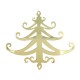 Plexi Acrylic Pendant Christmas Tree 117x100mm