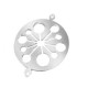 Plexi Acrylic Pendant Christmas Ball Snowflake Connector 61mm