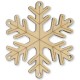 Wooden Snowflake 80mm