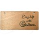 Wooden Board "Christmas" 110x220mm