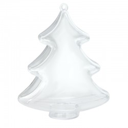 Bolla Decorativa Albero di Natale 90x103mm (2pz./confezione)