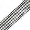 Plaid Black/White/Silver
