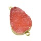 Connettore con Resina Geode Ovale Irregolare 21x29mm