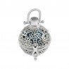 Rhodium/ Blue
