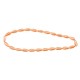 Entrepieza de Perla de Vidrio Gota 8x18mm (Ø 0.6mm) (~22pcs/tira)