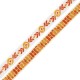 Nastro in Poliestere con Fiori ~12mm (~5mtr/conf)