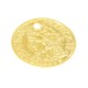 Metal Charm Round Coin 10mm