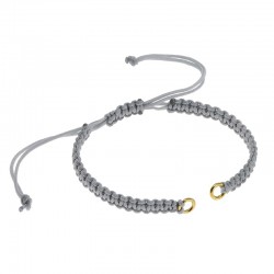 Bracelet Macramé Semi-Fini (Anneaux en Laiton)