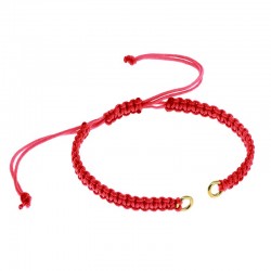 Bracelet Macramé Semi-Fini (Anneaux en Laiton)