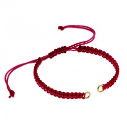 Bracelet Macramé Semi-Fini (Anneaux en Laiton)