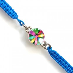 Bracelet Macramé Semi-Fini (Anneaux en Laiton)