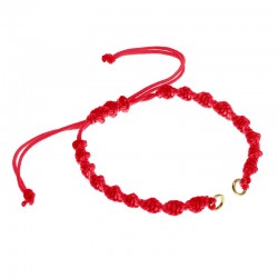 Bracelet Semi-Fini en Macramé DNA (Anneaux de Jonction en Laiton)