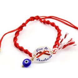 Bracelet Semi-Fini en Macramé DNA (Anneaux de Jonction en Laiton)