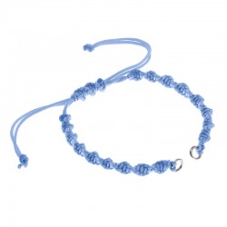 Bracelet Semi-Fini en Macramé DNA (Anneaux de Jonction en Laiton)