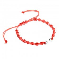 Bracelet Semi-Fini en Macramé DNA (Anneaux de Jonction en Laiton)