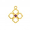 24K Gold Plated/ Purple